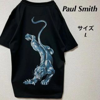 ポールスミス(Paul Smith)のPaul Smith  黒ヒョウ　ブラックパンサー　プリント　メンズ　L(Tシャツ/カットソー(半袖/袖なし))