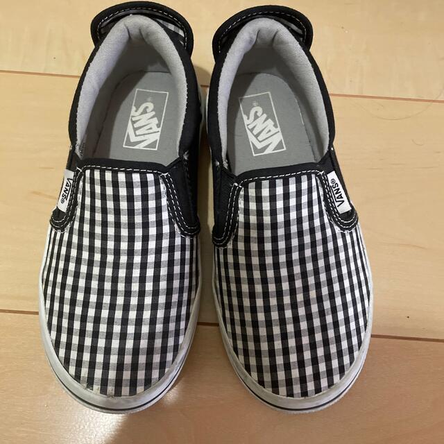 VANS(ヴァンズ)のVANSスリッポン キッズ/ベビー/マタニティのキッズ靴/シューズ(15cm~)(スリッポン)の商品写真