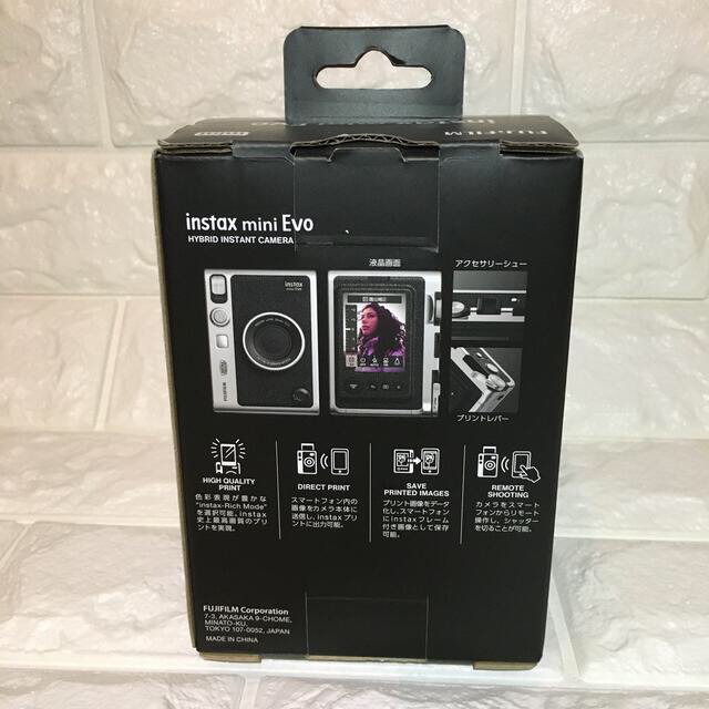 新品 富士フイルム チェキ instax mini Evo ブラック