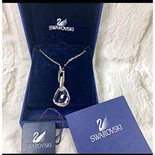 スワロフスキー(SWAROVSKI)のスワロフスキー　SWAROVSKI 大粒　クリスタルペンダント　ネックレス(ネックレス)