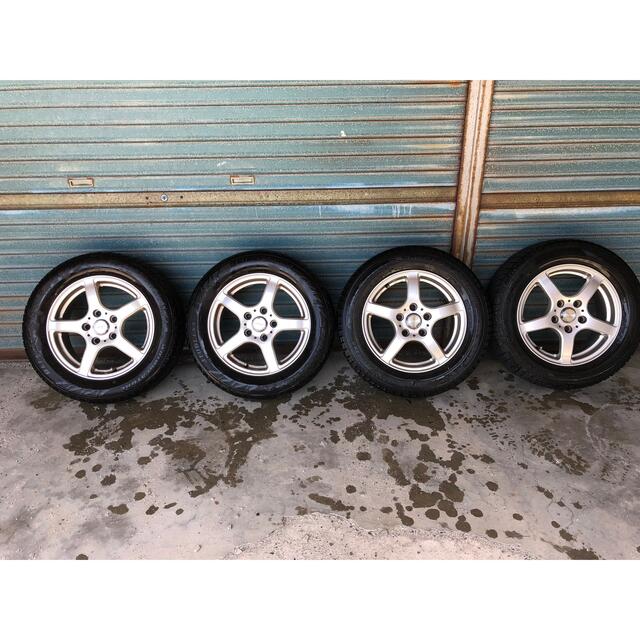 195/65r15スタッドレスタイヤホイールセットの通販 by ラッコshop｜ラクマ