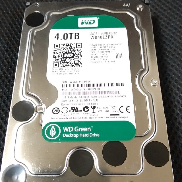 3.5インチ HDD4TB