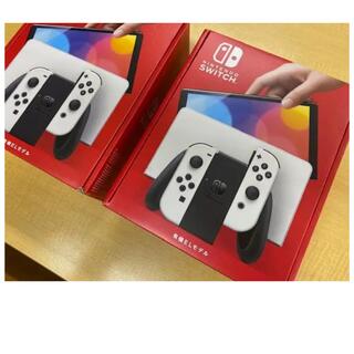 Nintendo Switch - 任天堂Switch 有機ELホワイト 2台 新品未使用の通販 