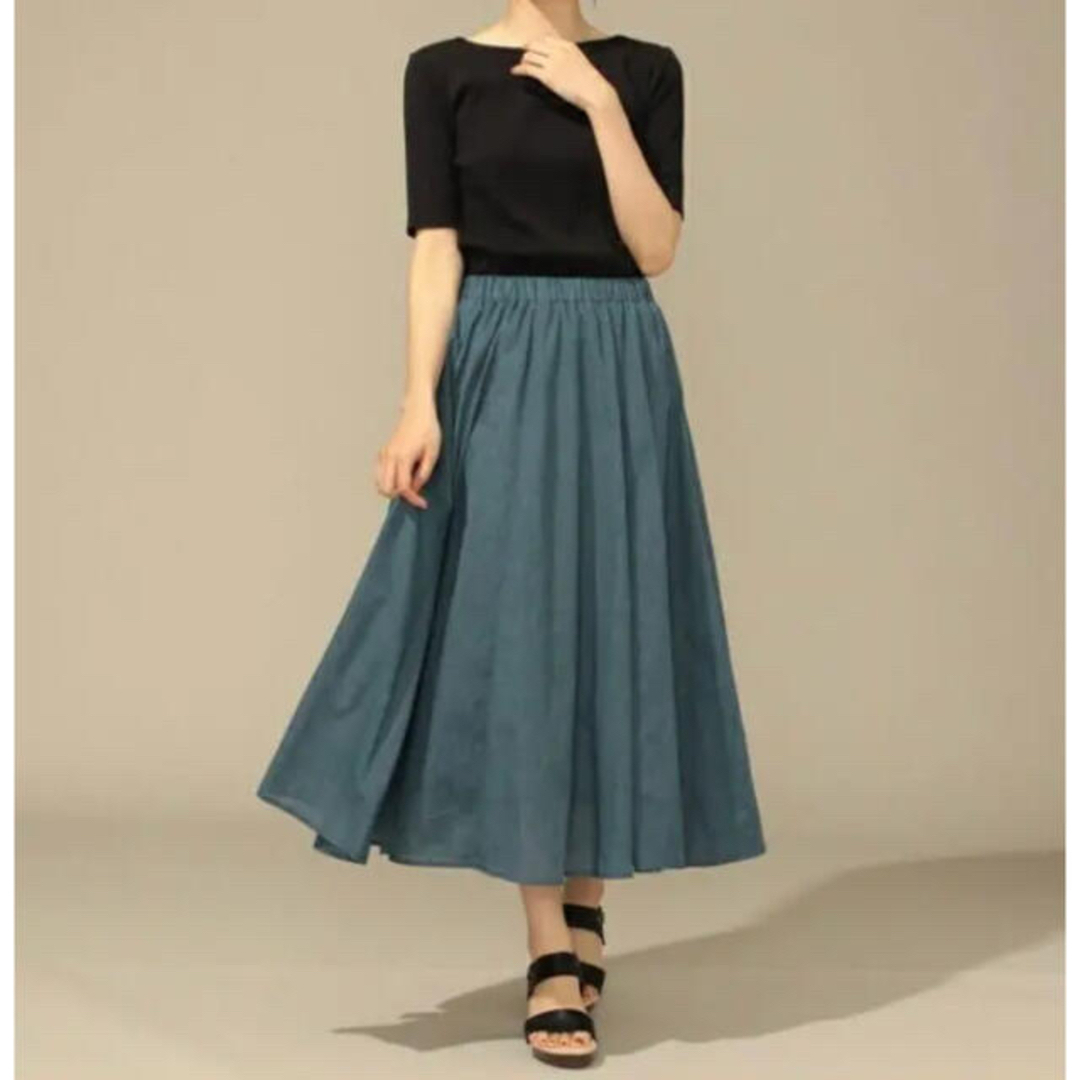 anyFAM(エニィファム)のanyfam⭐️ロングスカート、グリーン レディースのスカート(ロングスカート)の商品写真