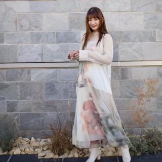 アメリヴィンテージ(Ameri VINTAGE)のラク子さま専用✨‼️SPRING MORNING COLLAB DRESS(ロングワンピース/マキシワンピース)