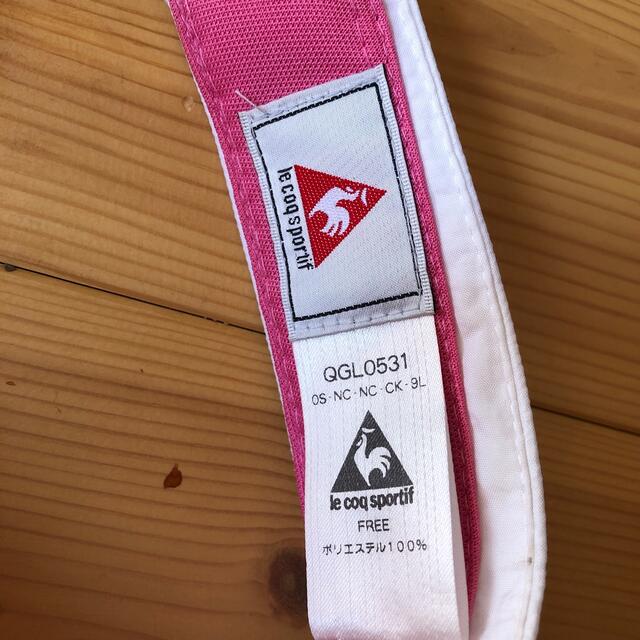 le coq sportif(ルコックスポルティフ)の値下げ！le coqsportif サンバイザー レディースの帽子(その他)の商品写真