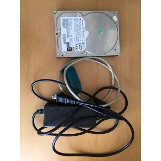 ヒタチ(日立)のHitachi  3.5 IDE HDD 162GB usb 接続ケーブル(PCパーツ)