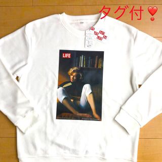 ギャップ(GAP)の【新品】マリリンモンロー❣️白 トレーナー❣️アウター(トレーナー/スウェット)