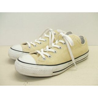 コンバース(CONVERSE)のCONVERSE ALL STAR 100 CORDUROY OX US8 26.5 スニーカー アイボリー レディース コンバース【中古】2-0327G∞(スニーカー)