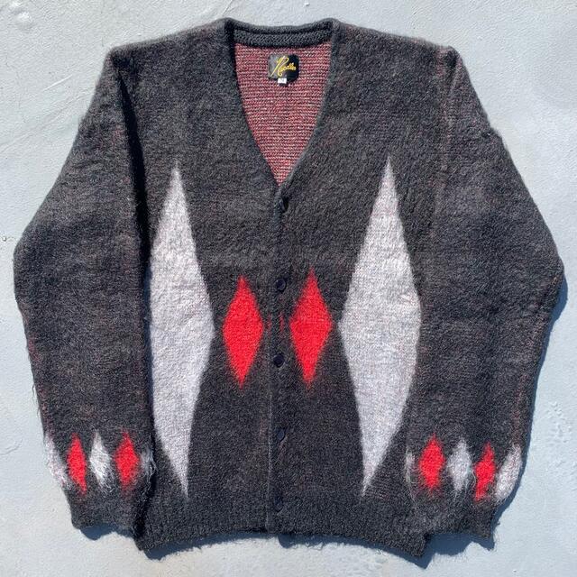 Needles(ニードルス)のneedles Mohair Cardigan Argyle M メンズのトップス(カーディガン)の商品写真