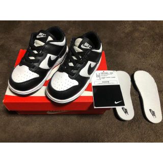 ナイキ(NIKE)のNIKE TD DUNK LOW White/Black PANDA 13(スニーカー)