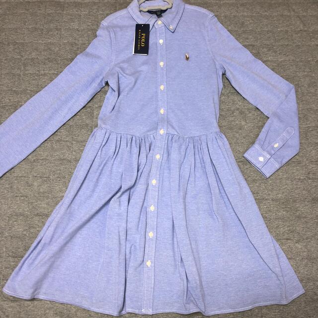 POLO RALPH LAUREN(ポロラルフローレン)のラルフローレン 12-14  シャツワンピース キッズ/ベビー/マタニティのキッズ服女の子用(90cm~)(ワンピース)の商品写真