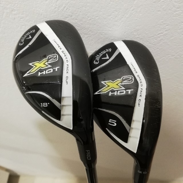 Callaway X2HOT UT 18°&25°　2本セット