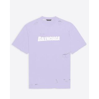 バレンシアガ Tシャツ・カットソー(メンズ)（パープル/紫色系）の通販