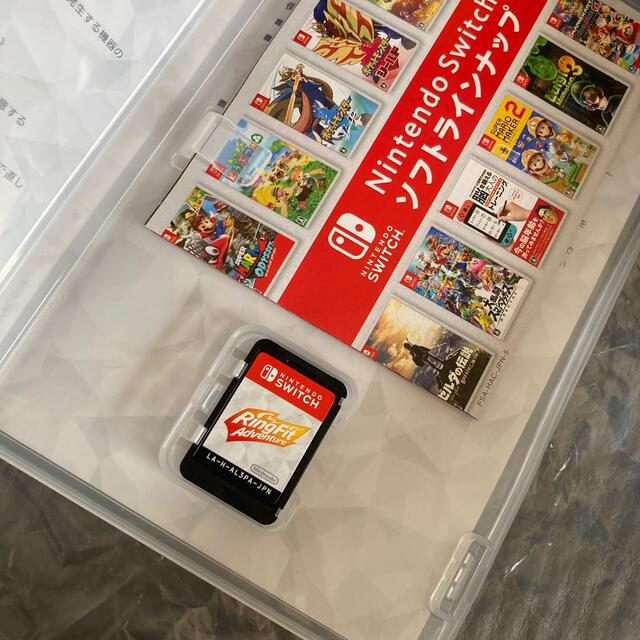 Nintendo Switch(ニンテンドースイッチ)のリングフィットアドベンチャー 美品 エンタメ/ホビーのゲームソフト/ゲーム機本体(家庭用ゲーム機本体)の商品写真