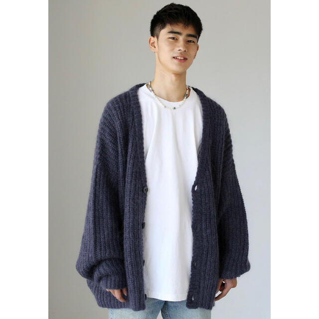 美品】オープニングアクト モヘアニットビッグシルエットカーディガン