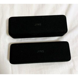 ジンズ(JINS)の【新品】JINS メガネケース ブラックサイズ違い2個セット(その他)