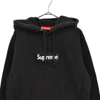 SUPREME シュプリーム 13AW Box Logo Pullover ボックスロゴ プルオーバー フーディ スウェットパーカー ブラック