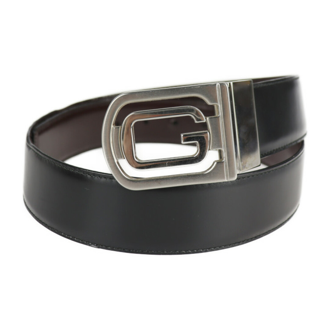 Gucci - GUCCI グッチ ベルト 232835 479610 レザー ブラック ブラウン