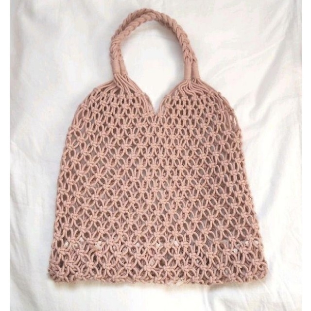 EDIT.FOR LULU(エディットフォールル)の【新品未使用】透かし編み　編みバッグ レディースのバッグ(トートバッグ)の商品写真