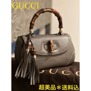 グッチ(Gucci)の銀座限定/正規品☆グッチ ハンドバッグ☆タッセル付き☆超美品/送料込(ハンドバッグ)