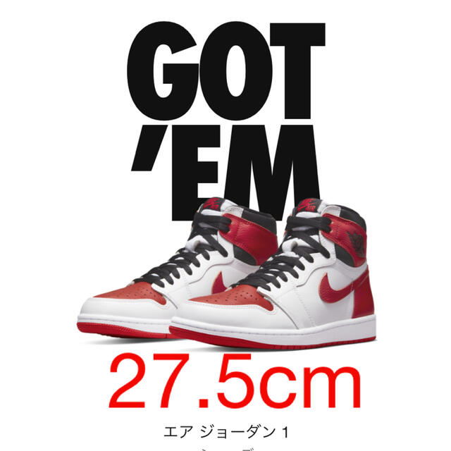 nike ナイキ　jordan1 ジョーダン1 heritage ヘリテージ