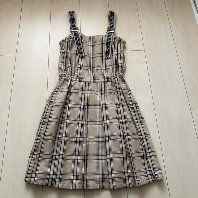 ALGY(アルジー)のジャンパースカート キッズ/ベビー/マタニティのキッズ服女の子用(90cm~)(ワンピース)の商品写真