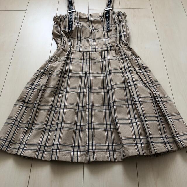 ALGY(アルジー)のジャンパースカート キッズ/ベビー/マタニティのキッズ服女の子用(90cm~)(ワンピース)の商品写真