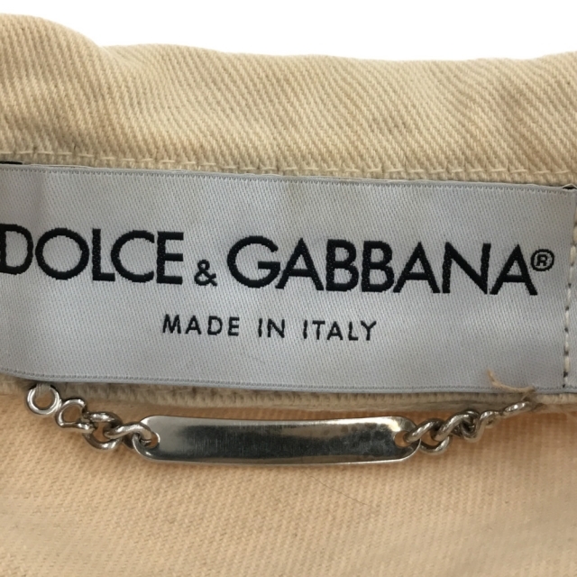 DOLCE&GABBANA(ドルチェアンドガッバーナ)のDOLCE & GABBANA ドルチェアンドガッバーナ デニムジ メンズのジャケット/アウター(Gジャン/デニムジャケット)の商品写真