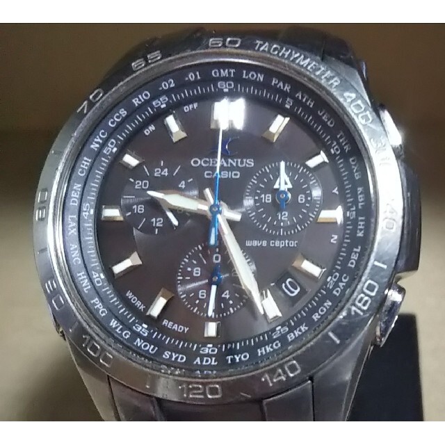 カシオ OCEANUS OCW-600TDJ 電波 ソーラー アナログ 腕時計
