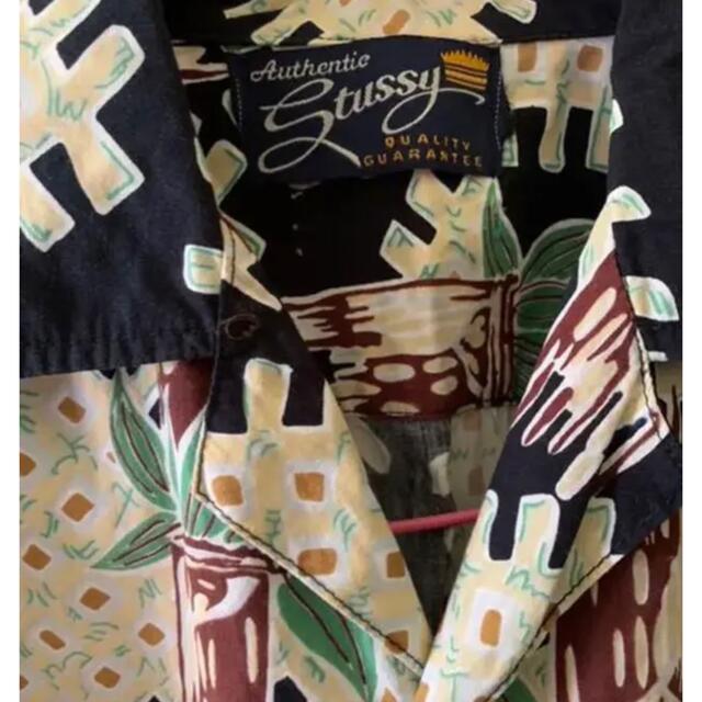 old stussy アロハシャツ 開襟シャツ 3