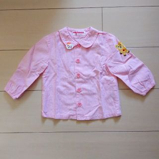 ミキハウス(mikihouse)のミキハウス 80cm  長袖 シャツ ピンク 70cmの子にも♪ 春(シャツ/カットソー)