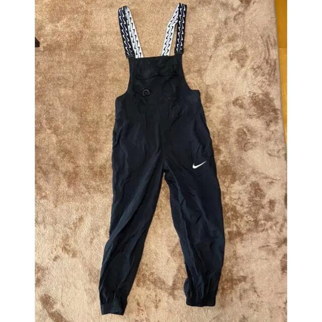 NIKE ナイキ ナイロン オーバーオール サロペット ブラック 黒 S NIKE ナイキ ナイロン オーバーオール サロペット ブラック 黒 S