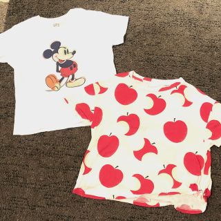 ザラキッズ(ZARA KIDS)のZARA ＆ ミッキー Tシャツ 120cm ⭐︎2枚セット⭐︎(Tシャツ/カットソー)