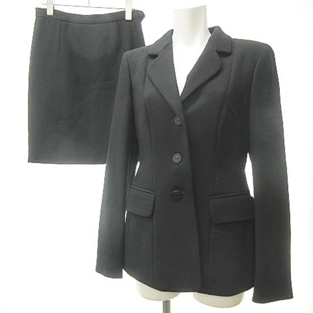 MOSCHINO - モスキーノ スーツ セットアップ ジャケット スカート リボン装飾 ウール 38