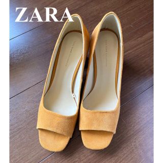 ザラ(ZARA)の新品未使用★ZARA オープントゥパンプス 39(ハイヒール/パンプス)