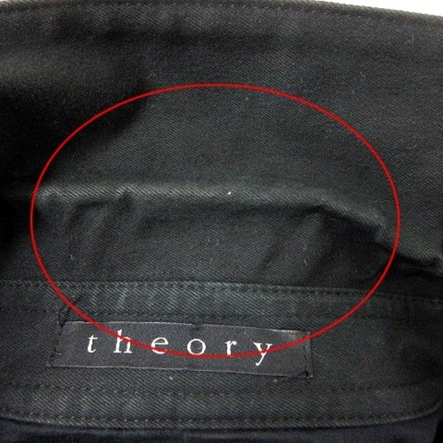 theory(セオリー)のセオリー theory テーラードジャケット 38 黒 ブラック /MN メンズのジャケット/アウター(テーラードジャケット)の商品写真