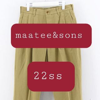 コモリ(COMOLI)のMAATEE&SONS　chino trouser garment dye　3(チノパン)