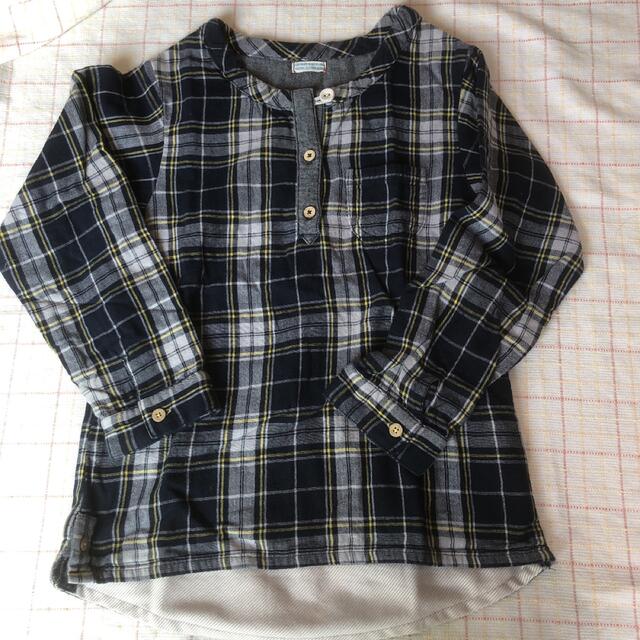 RAG MART(ラグマート)の130cm チュニック &シャツ　2点セット キッズ/ベビー/マタニティのキッズ服女の子用(90cm~)(ブラウス)の商品写真