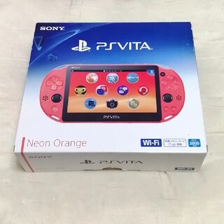 プレイステーションヴィータ(PlayStation Vita)のpsvita 2000 本体 ネオンオレンジ(携帯用ゲーム機本体)
