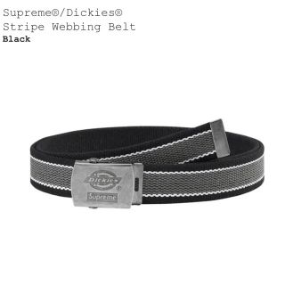 シュプリーム(Supreme)のSupreme Dickies Webbing Belt Black(ベルト)