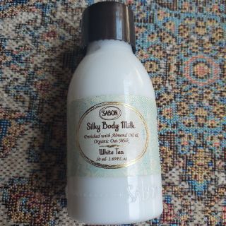 サボン(SABON)のSABON シルキーボディミルク ホワイトティー 50ml(ボディローション/ミルク)