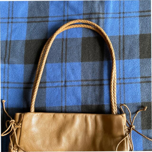 leilian(レリアン)のLeilian本革トート/ワンショルダーバッグ茶色良品 レディースのバッグ(トートバッグ)の商品写真