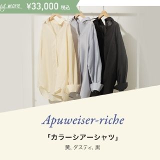 アプワイザーリッシェ(Apuweiser-riche)の【新品未使用】Apuweiser-richeノベルティ シアーシャツ(シャツ/ブラウス(長袖/七分))