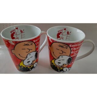 KFC　PEANUTS トールマグ　スヌーピー＆チャーリーブラウン　２個セット(グラス/カップ)