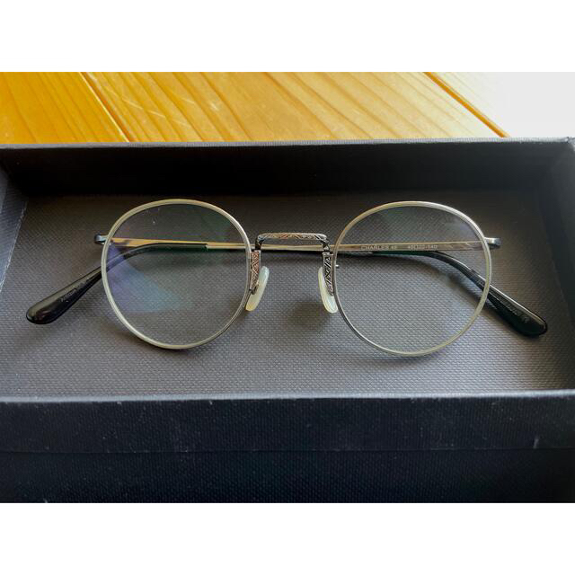 45mm-レンズ縦幅Oliver Goldsmith メガネ CHARLES 45 シルバー