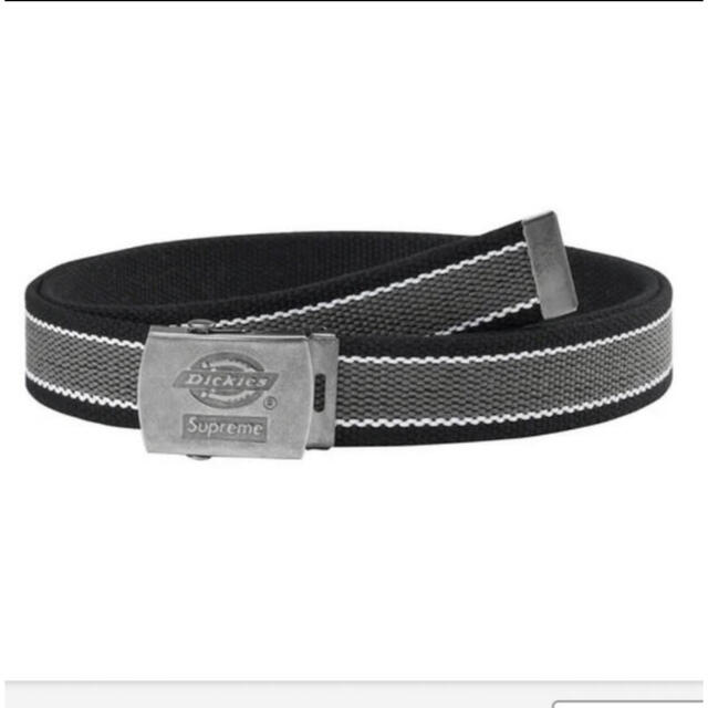 supreme dickies stripe webbing belt 黒