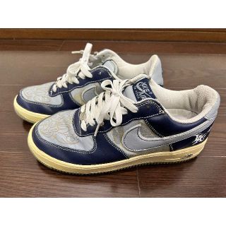 ナイキ(NIKE)のNIKE AIR FORCE 1 Mr.Cartoon Blue Tattoo(スニーカー)