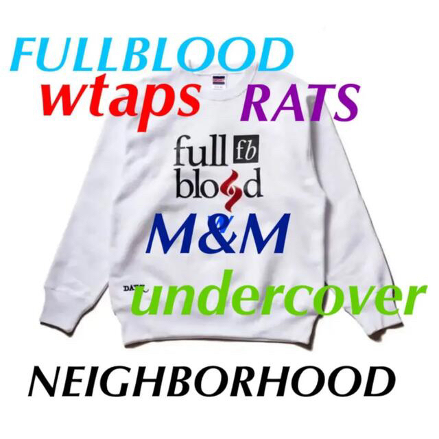 新しいコレクション FULL BLOOD RATS 15周年 スウェット Ｌキムタク着