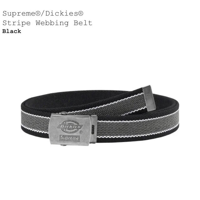 Supreme(シュプリーム)のSupreme Dickies Belt ベルト シュプリーム ディッキーズ 黒 メンズのファッション小物(ベルト)の商品写真